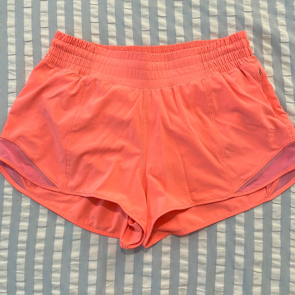 Lululemon Hotty Hot HR Short 2.5” Sunset size 6